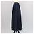 Prada plissierter Maxirock aus Seidenchiffon in Navyblau Marineblau - Ansicht 2