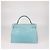 Hermès Borsa Kelly 32 Hermes Blue Saint-Cyr in Alligator Mississippi con Hardware Oro Blu chiaro - vista 3