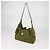 Chanel Khaki Quilted Suede Small 25 Hobo Verde - vista 2
