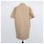 Abito camicia a maniche corte in cotone e seta beige Tod's Marrone - vista 3