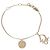 Bracciale Christian Dior La Petite Tribale in tono oro e cristalli D'oro