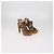 Sandali platform con cinturino alla caviglia in pelle intrecciata marrone e nera Jimmy Choo Nero - vista 2