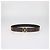 Cinturón reversible LV Circle de piel y lona Monogram Louis Vuitton Castaño Negro - vista 4