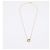 Hermès Collana con pendente Hermes Finesse in oro rosa 18K e diamanti D'oro - vista 2