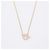 Hermès Collana con pendente Hermes Finesse in oro rosa 18K e diamanti D'oro - vista 4