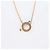 Hermès Collana con pendente Hermes Finesse in oro rosa 18K e diamanti D'oro - vista 5