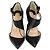 Décolleté Sharpeta in pelle nera Christian Louboutin Nero