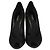 Décolleté peep toe in pizzo floreale nero Dolce & Gabbana Marrone