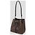 Néonoé Borsa Louis Vuitton NeoNoe MM in canvas Monogram nero Marrone - vista 2