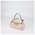 Borsa piccola con manico Alcove in pelle rosa chiaro Valentino - vista 3