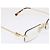 Miu Miu Gold, Blue-ray Transparent Lens randlose Brille - Ansicht 6