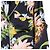 Autre Marque Olivia von Halle Pigiama Seta Nero Floreale Multicolore - vista 4