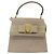 Borsa Tote Convertible Vara Bow in Camoscio Small Salvatore Ferragamo Beige