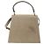 Borsa Tote Convertible Vara Bow in Camoscio Small Salvatore Ferragamo Beige - vista 2