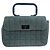 Chanel Chocolate Bar Mademoiselle Top Handle Quilted Denim Small Blu