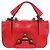 Borsa Convertible Fendi Secret Code F3 in Pelle Testurizzata Rosso