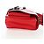 Borsa Convertible Fendi Secret Code F3 in Pelle Testurizzata Rosso - vista 4