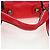 Borsa Convertible Fendi Secret Code F3 in Pelle Testurizzata Rosso - vista 7