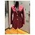 Blazer Gucci de lã borgonha com vivo branco e bordado de pássaro Bordeaux - vista 8