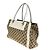 Gucci Trophy GG Canvas with Leather Small Marrone - vista 4