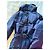 Trench coat blu navy per bambini Burberry con fodera Nova Check - vista 6