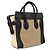 Céline Celine Tricolor Luggage Leather Medium Bege - vista 2
