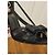 Fendi Satin-Sandalen Schwarz mit Schleife - Ansicht 7