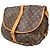 Louis Vuitton Saumur Monogram Canvas 35 Marrom - vista 2