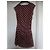 Autre Marque Vestido Curto Bordô com Bolinhas Branco Bordeaux - vista 3