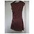 Autre Marque Vestido Curto Bordô com Bolinhas Branco Bordeaux - vista 6