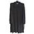Autre Marque Damen Strickmantel Metallisch Dunkelbraun