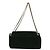 Chanel Chocolate Bar Mademoiselle Lock Chain Quilted velvet Nero - vista 2