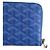 Portafoglio Goyard Matignon APM Zip GM 10 Blu Pelle - vista 4
