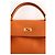 Borsa a mano Hermès Kelly 32 in pelle arancione - vista 2