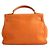 Borsa a mano Hermès Kelly 32 in pelle arancione - vista 4