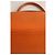 Borsa a mano Hermès Kelly 32 in pelle arancione - vista 8