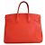 Hermès Birkin 35 in pelle Togo rossa Capucines Rosso - vista 4