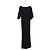 Mono negro de viscosa Diane Von Furstenberg