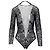 Autre Marque Body transparente bordado Marvel Preto