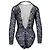 Autre Marque Body transparente bordado Marvel Preto - vista 3