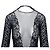 Autre Marque Body transparente bordado Marvel Preto - vista 4