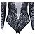 Autre Marque Body transparente bordado Marvel Preto - vista 5