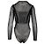 Autre Marque Leotardo semi-transparente con lentejuelas Negro - vista 2