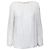 Yves Saint Laurent Saint Laurent Paillettenbluse Weiß