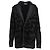 Autre Marque Diliborio Bestickter Baumwollblazer Schwarz Grau