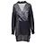 Autre Marque Gaetano Navarra Bluse aus schwarzem Leder