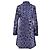 Abrigo cruzado estampado morado Blumarine bordado con cristales Púrpura - vista 3