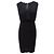 Plisseekleid Alice + Olivia Schwarz