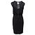 Plisseekleid Alice + Olivia Schwarz - Ansicht 2