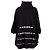 Autre Marque Poncho a collo alto Gaetano Navarra Nero